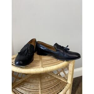 Nine West Black Tassel Loafers